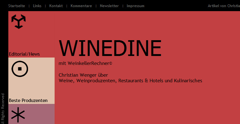 Winedine – mit Weinkellerrechner