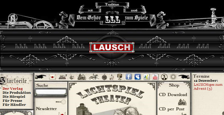 Neue Homepage für LAUSCH – Phantastische Hörspiele