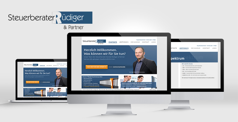 Redesign mit Wordpress für Steuerberater Rüdiger & Partner