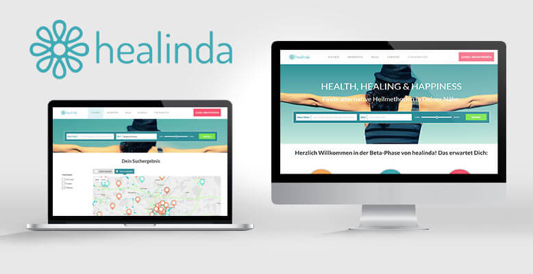 healinda Suchportal geht mit Wordpress online