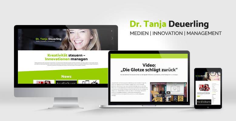 Neuer Webauftritt mittels Wordpress für Dr. Tanja Deuerling
