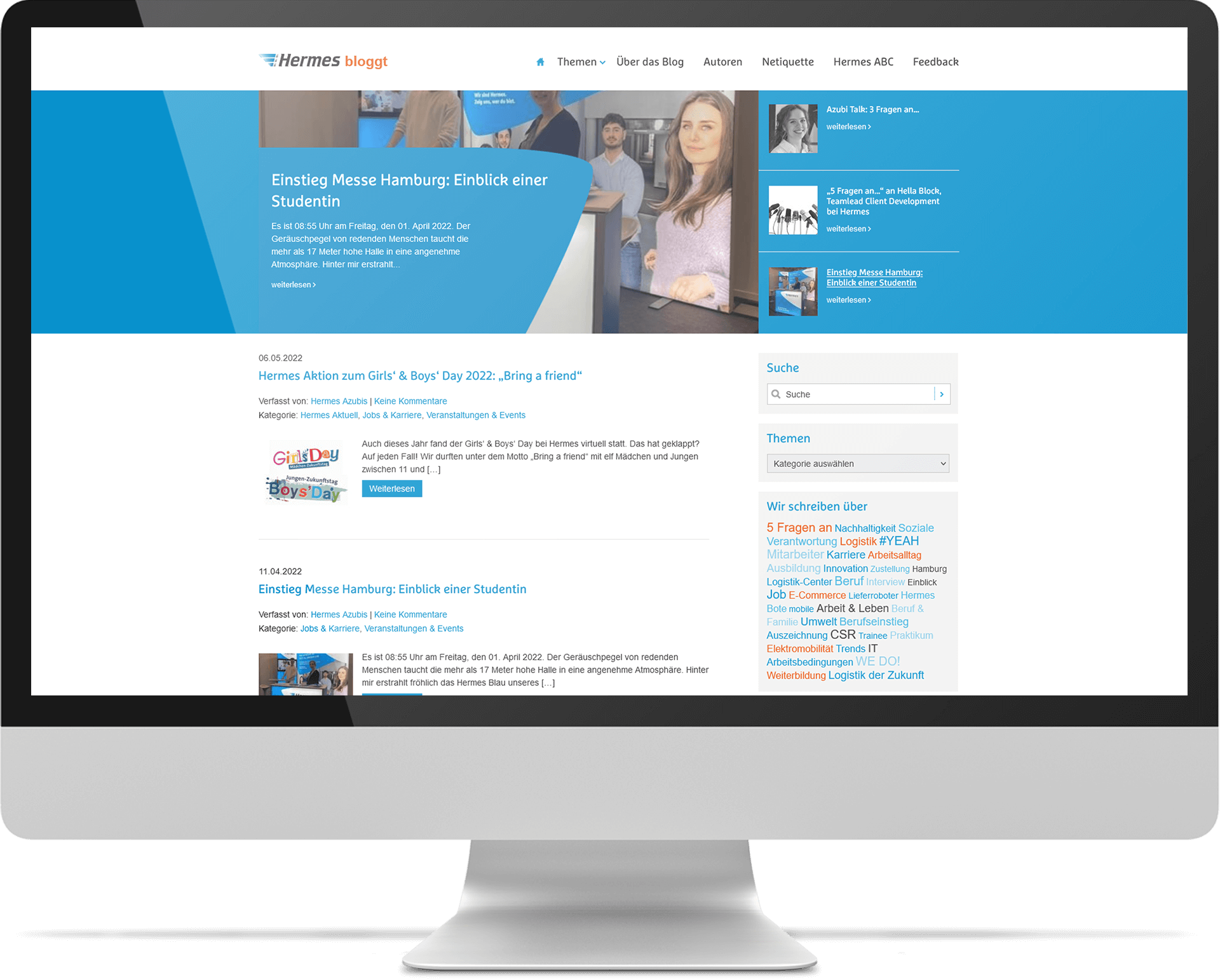 Webdesign & WordPress Referenz Hermes Webdesign & WordPress Referenz Hermes