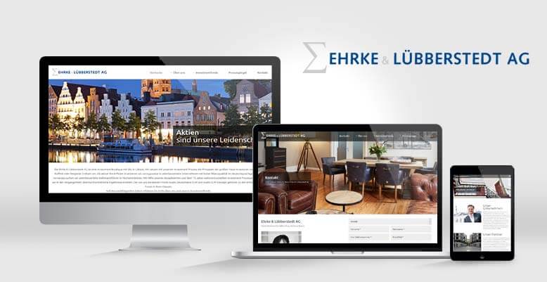 Individuelles Wordpress Theme für Ehrke & Lübberstedt AG