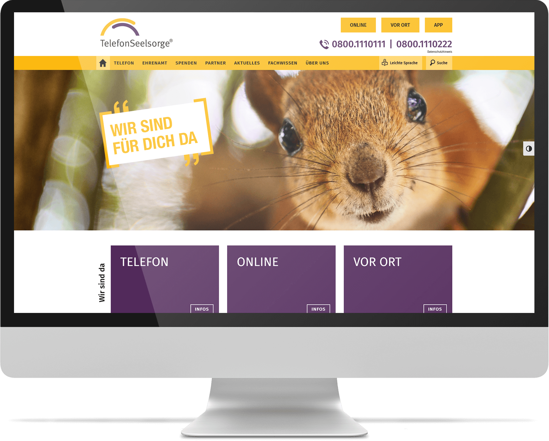 Webdesign & WordPress Desktop Telefonseelsorge Webdesign & WordPress Desktop Telefonseelsorge