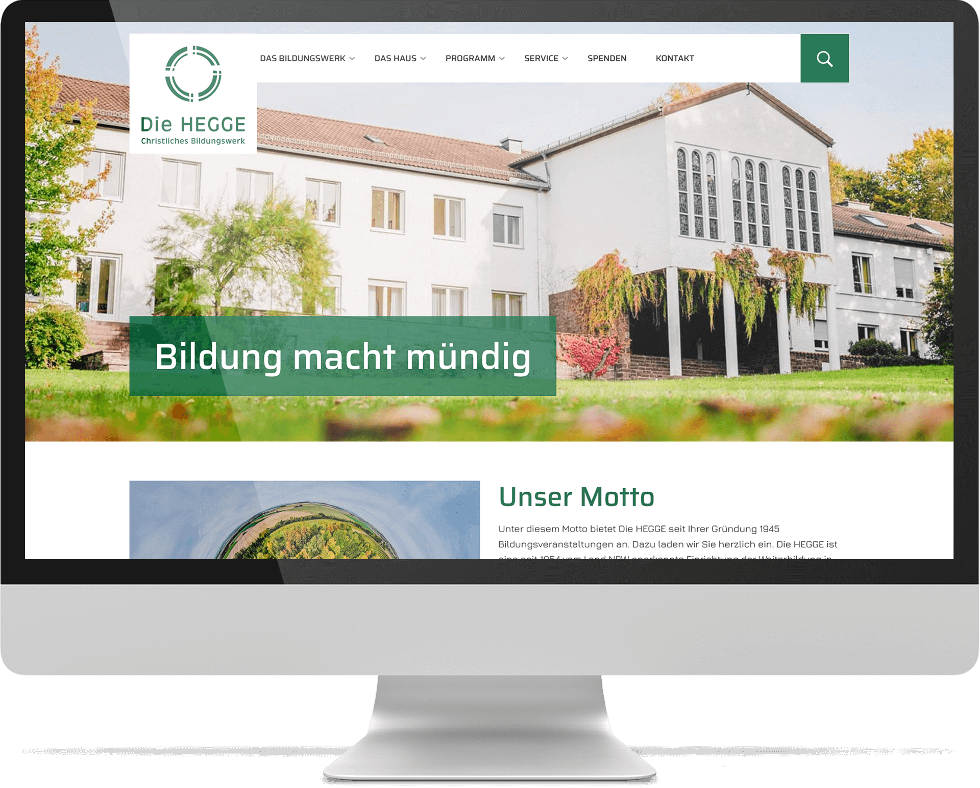 Webdesign & WordPress Referenz Die HEGGE